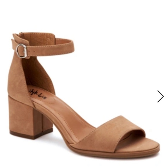 Style & Co. Shoes - 𝅺STYLE & Co Katerina dress sandals size 9.5 biscuit color